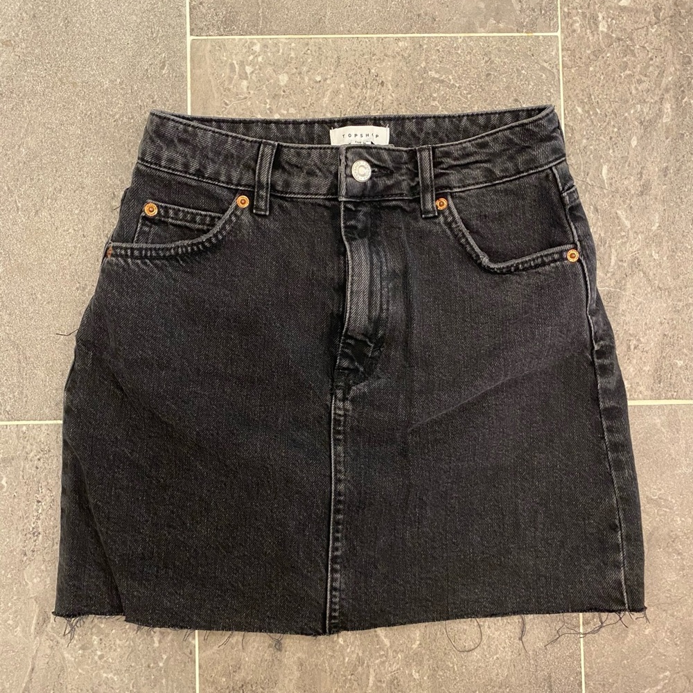 Topshop denim skirt